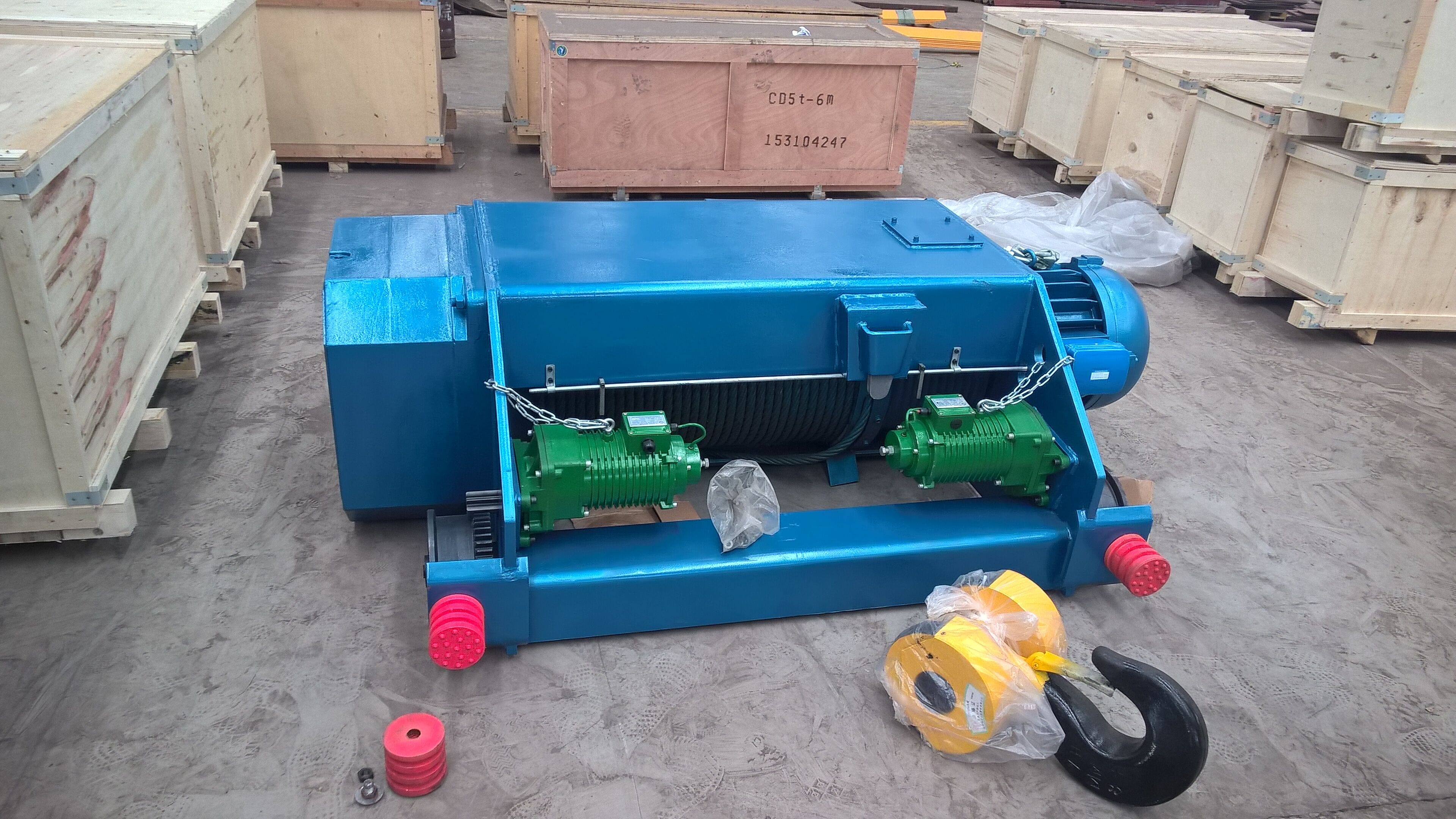 Double Track Integrated Hoist Trolley Manufacturer WHCRANE